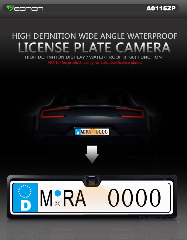 License plate carmera