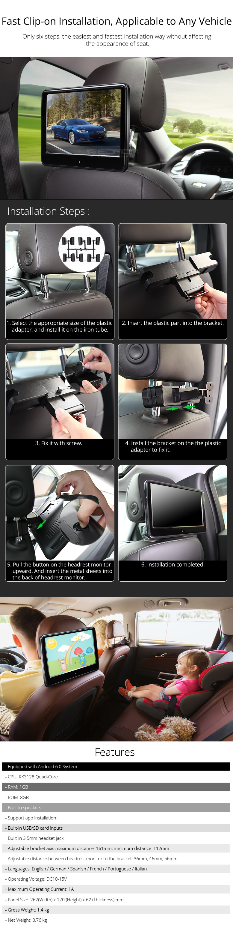 car monitor