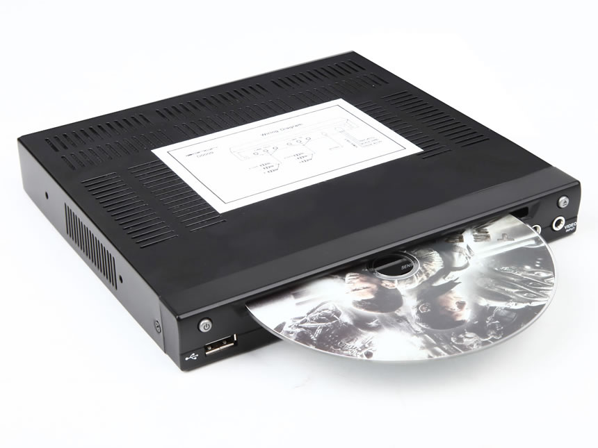 Half-Din In Dash Car DVD Player with USB SD