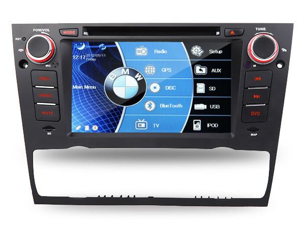 7 Inch Digital Slide Touch Screen Car DVD Player with Built-in GPS For BMW E90/E91/D92/E93 + Map Optional (D5114)
