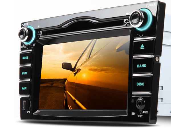 6.2 Inch Digital Touch Screen Car DVD Player with Built-in GPS For OPEL+ Map Optional