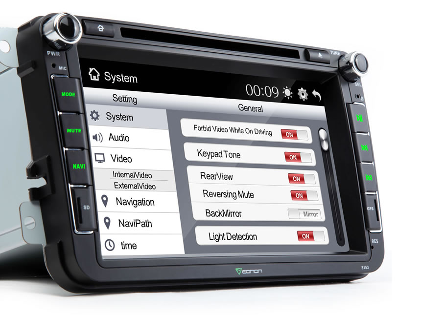 Volkswagen(VW) 8″ Multimedia Car DVD GPS with Mutual Control MirrorLink