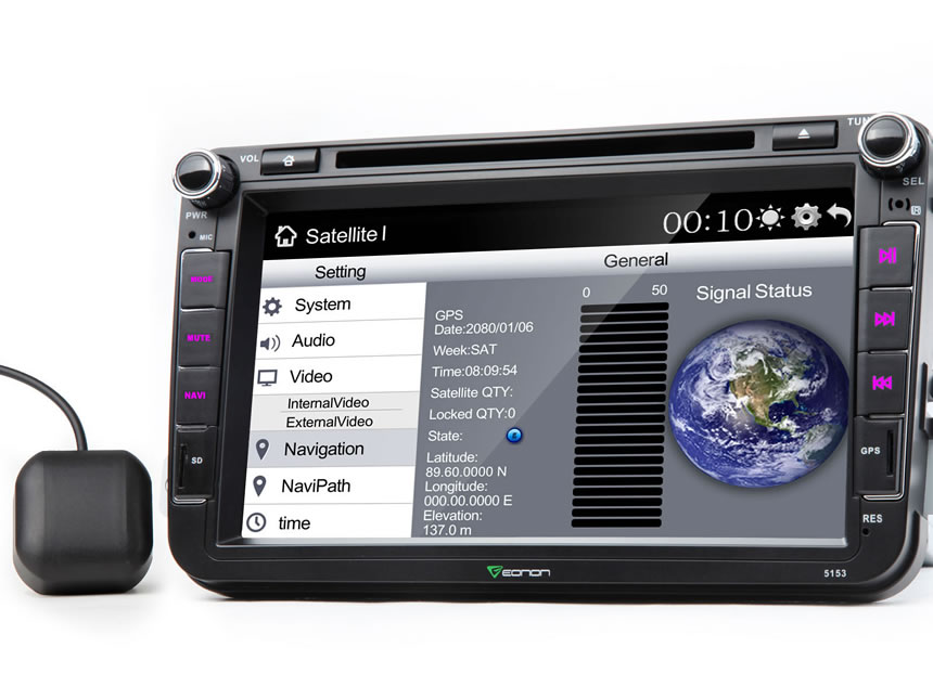 Volkswagen(VW) 8″ Multimedia Car DVD GPS with Mutual Control MirrorLink