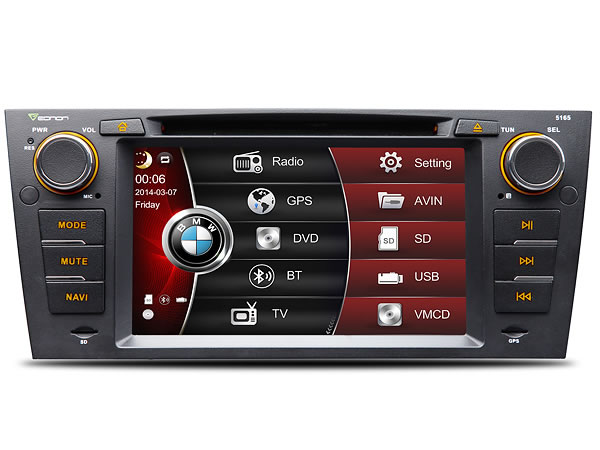 BMW E90/E91/E92/E93 7″ Digital Touch Screen Multimedia Car DVD GPS