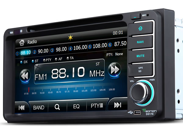  Toyota 6.95″Digital Touch Screen Multimedia Car DVD GPS