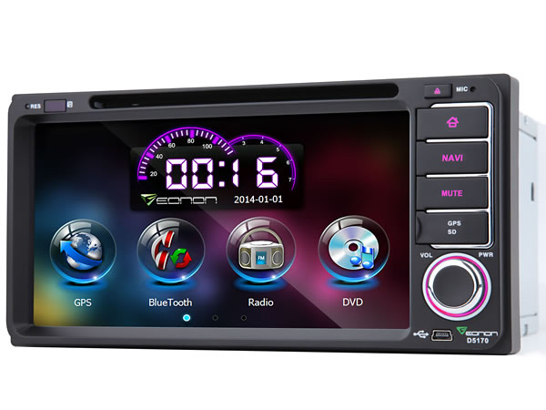  Toyota 6.95″Digital Touch Screen Multimedia Car DVD GPS
