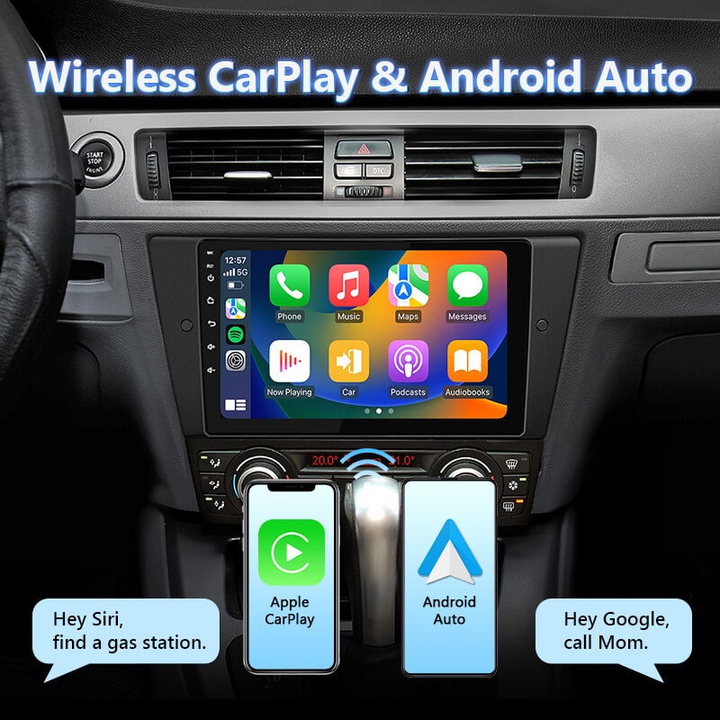 Eonon May Day Sale BMW E90 Android 13 Wireless CarPlay & Android Auto Car Radio with 9 Inch IPS Touch Screen