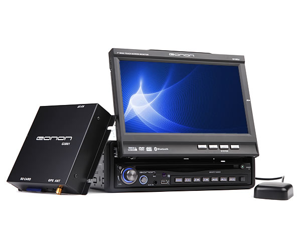 7 Inch Digital Motorized Touch Screen Car DVD + GPS Box + Map Optional(G1303)