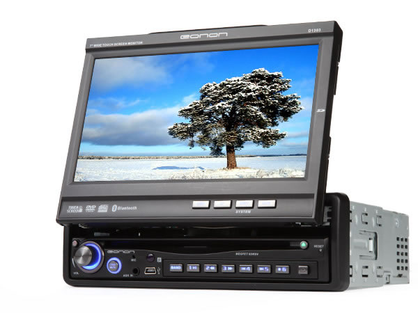 7 Inch Digital Motorized Touch Screen Car DVD + GPS Box + Map Optional(G1303)