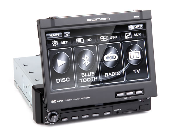 7 Inch Digital Motorized Touch Screen Car DVD Player + GPS + Map Optional (Upgraded to Android Unit GA1312)