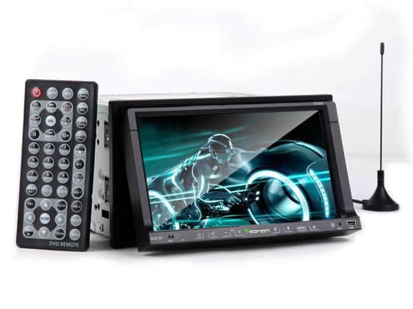 7 Inch Digital Screen Steering Wheel Control Car DVD Player with 2 UI Options + GPS + US/CA/EU/AU Map(G2226)