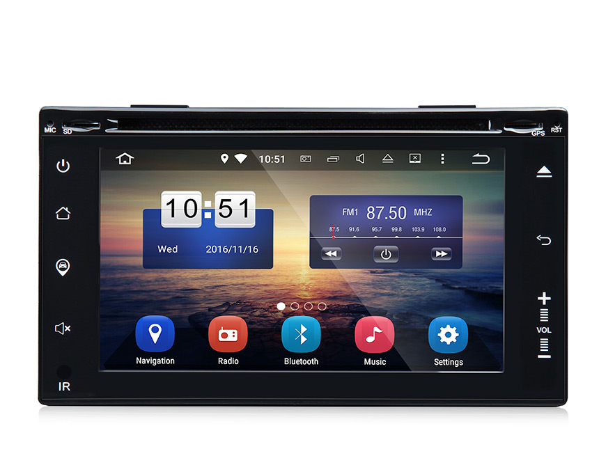 2-DIN Android 5.1 Quad-Core 6.2″ Multimedia Car GPS with Mutual Control Easy Connection(Upgraded G2150F)