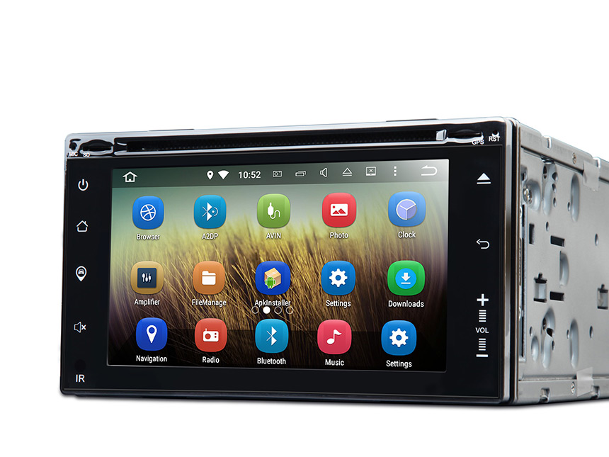 2-DIN Android 5.1 Quad-Core 6.2″ Multimedia Car GPS with Mutual Control Easy Connection(Upgraded G2150F)