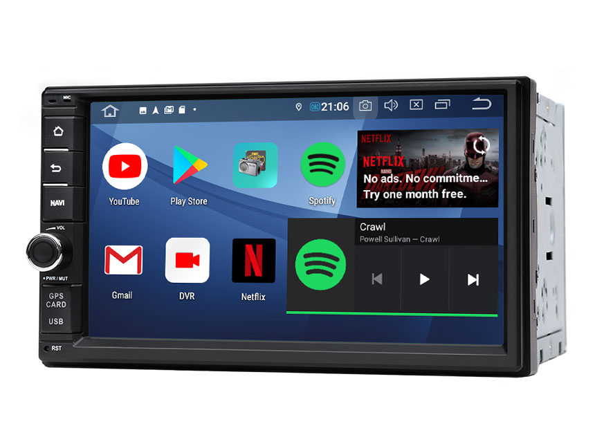 Eonon May Day Sale  Android 9.0 Pie Universal Double Din Car Stereo with 7 Inch HD Touchscreen Car GPS Navigation Support Bluetooth 5.0 4G Wi-Fi