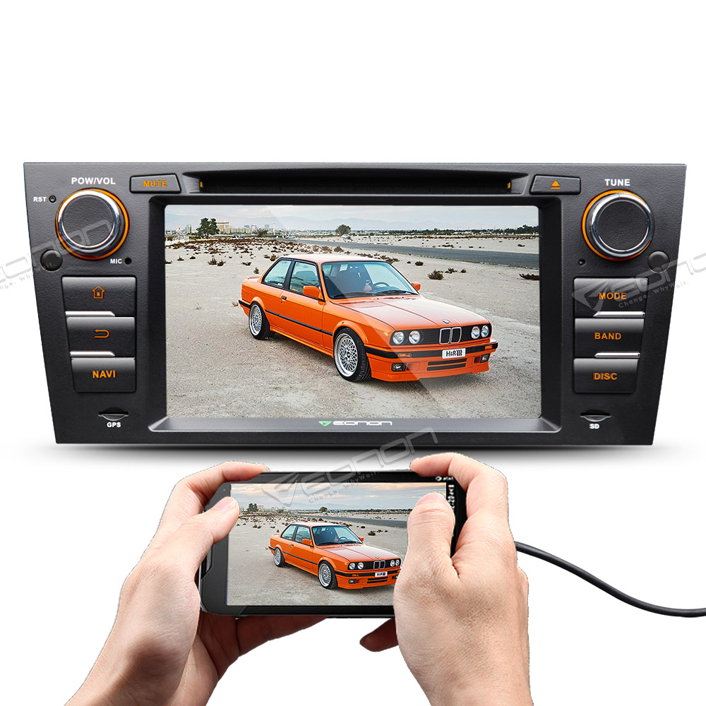 BMW E90/E91/E92/E93 Android 6.0 Marshmallow Quad-Core 7″ Multimedia Car DVD GPS with Mutual Control Easy Connection