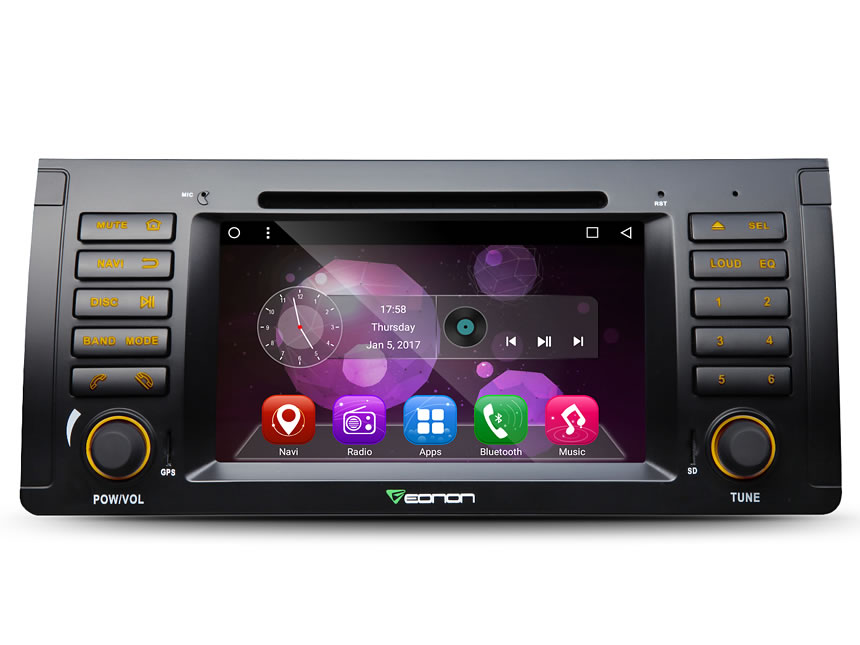 BMW E53 Android 6.0 Marshmallow 7″ Multimedia Car DVD GPS with Mutual Control Easy Connection & Free Extended Wiring Harness