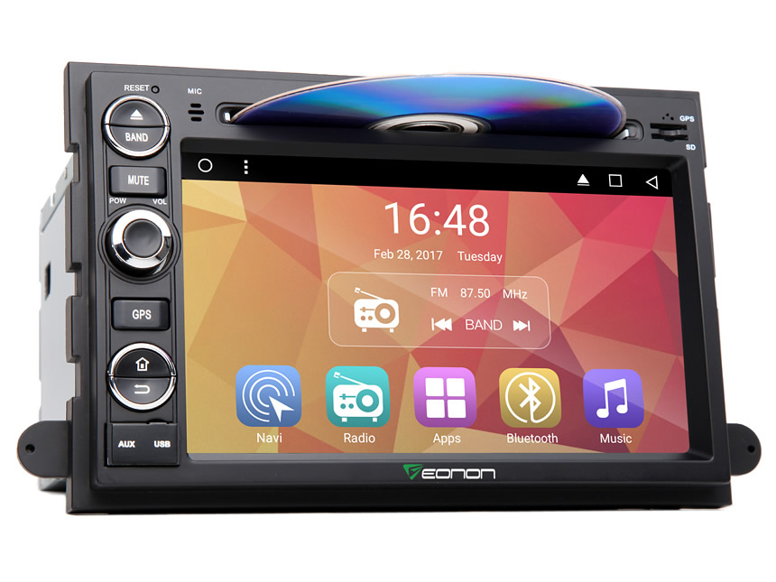 Ford F150 Android 6.0 Car Navigation Quad-Core with 16GB ROM 7