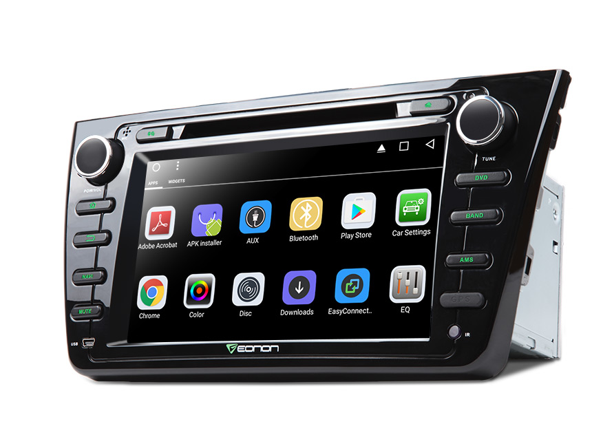 Mazda 6 2009-2012 Android 6.0 Marshmallow Quad-Core 8″ Multimedia Car DVD GPS with Mutual Control Easy Connection