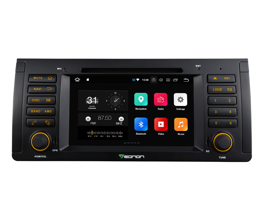 BMW E53 1999-2005 Android 8.0 Oreo Octa-core 4G RAM& 32G ROM Car DVD CD Player 7" HD Touchscreen Multimedia In Dash Car Head Unit Built-in Bluetooth Radio Receiver with Split Screen Multitasking GPS Navigation System
