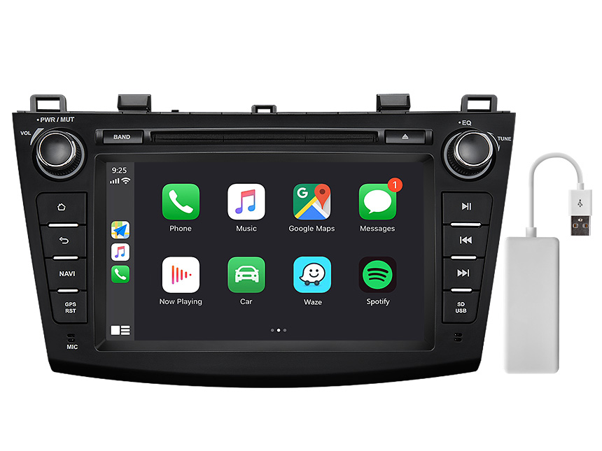 Eonon Mazda 3 2010-2013 Android 10 Car Stereo 8 Inch Touchscreen Car GPS Navigation Head Unit with 32G ROM Bluetooth 5.0 Car DVD Player