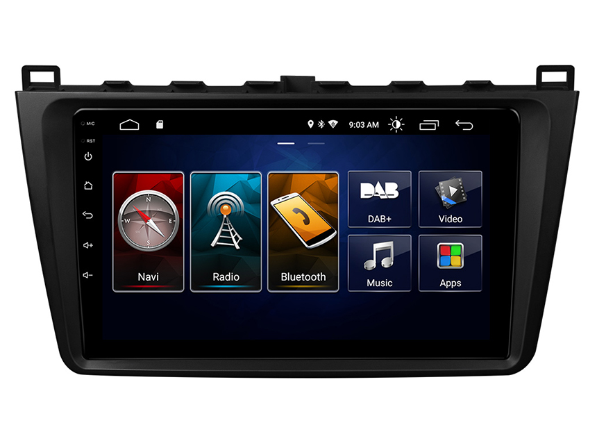 Eonon Mazda 6 2009-2012 Android 10 Car Stereo 9 Inch IPS HD Full Touchscreen Car GPS Navigation Built-in CarPlay and DSP Head Unit