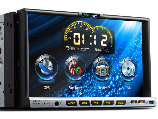 7 Inch 3D Digital Touch Screen 2 Din Car DVD Player + GPS (Upgraded to Android Unit G2110F)