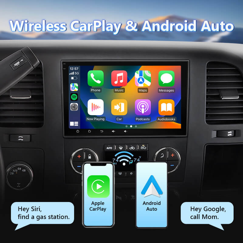Eonon Chevy/GMC/Buick Android 13 Wireless CarPlay & Android Auto Car Radio with 8 Inch IPS Touch Screen