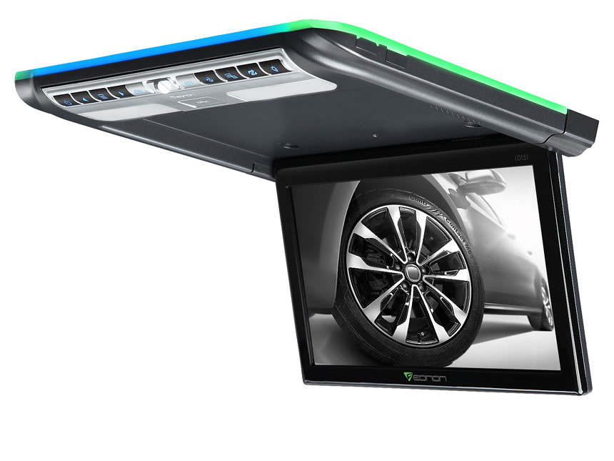 10.1 Inch Digital Screen Ultra-thin Design In-Car Flip Down Monitor with Built-in Ionizers Air Purification Function