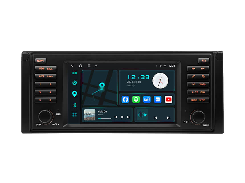 Eonon May Day Sale  1995-2002 BMW 5 Series E39 Android 10 Wireless Apple CarPlay & Android Auto Car Radio with 8-core Processor & 7 Inch IPS Touch Screen