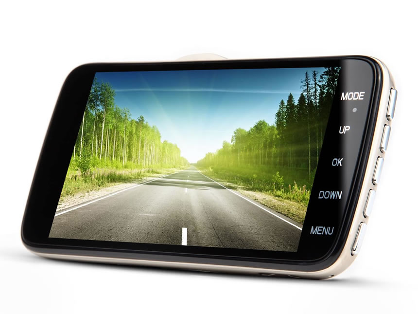 4 Inch HD IPS Screen Dual-lens Dashcam for Easter Sale  Car GPS