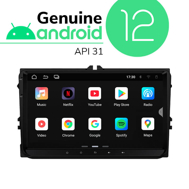 Eonon May Day Sale  VW/SEAT/Skoda Android 12 Wireless Apple CarPlay & Android Auto Car Radio with 2GB RAM 32GB ROM & 9 Inch IPS Touch Screen-【Special Offer】