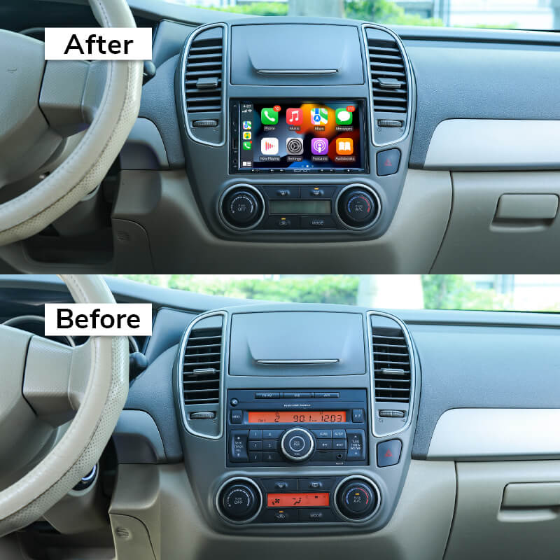 Eonon May Day Sale  7-inch Linux Double Din Car Stereo Support Wireless CarPlay & Android Auto