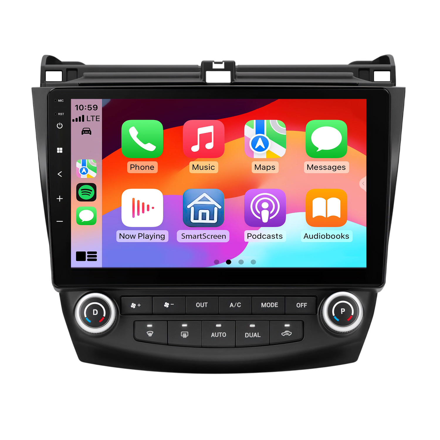 Eonon 10.1" Android 14 Car Radio with Wireless CarPlay & Android Auto for 2003-2007 Honda Accord