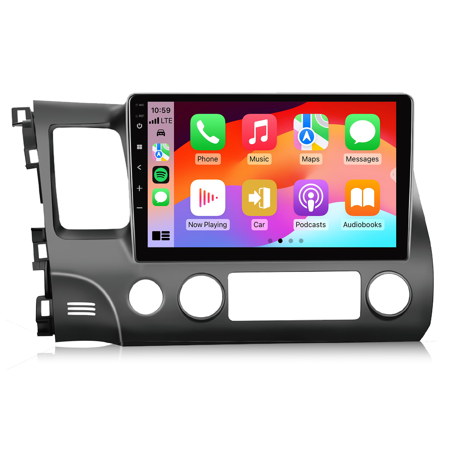 Eonon 10.1" Android 14 Car Radio with Wireless CarPlay & Android Auto for  2006-2011 Honda Civic(left-hand drive)