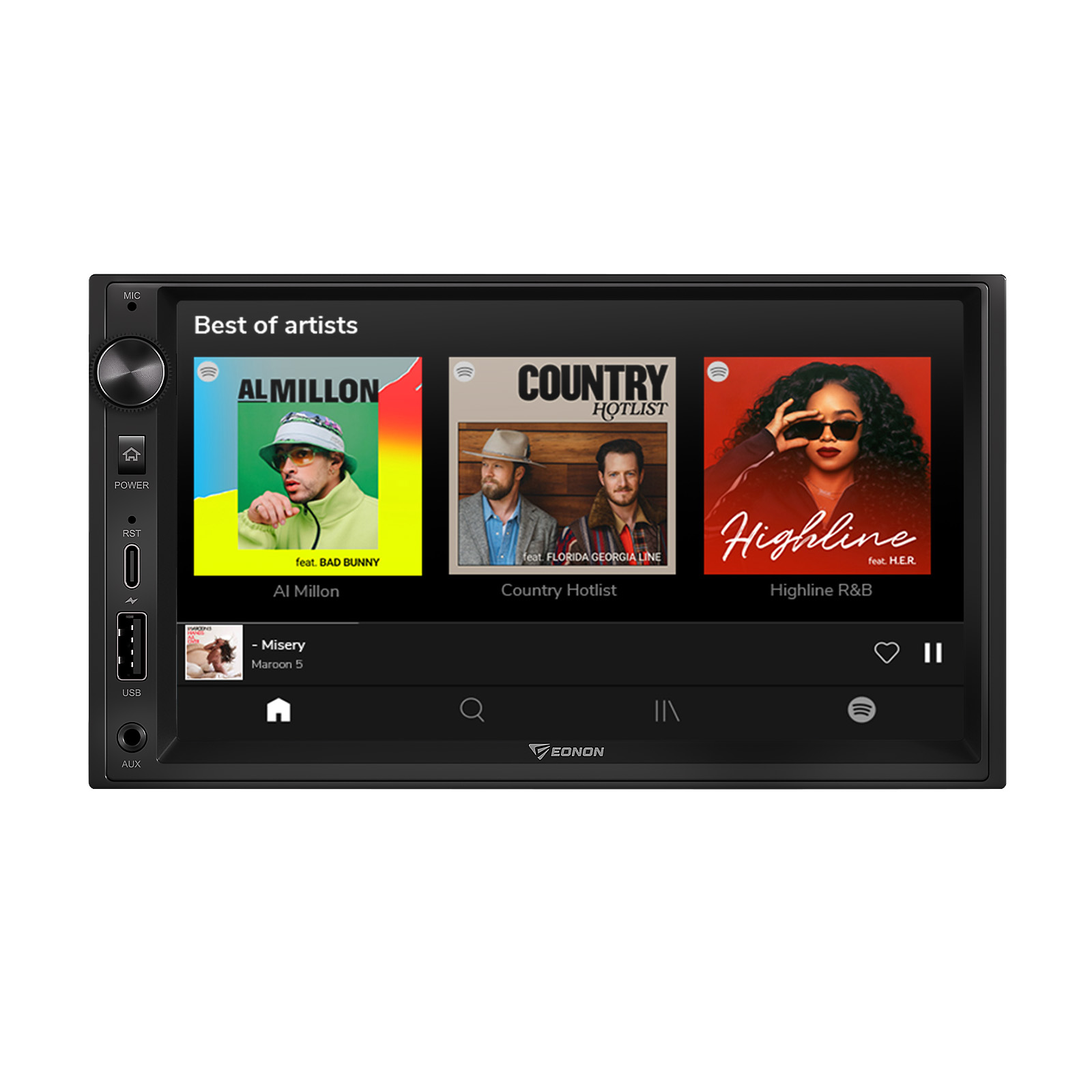 Eonon 7" 2 Din Android Car Stereo – Wireless CarPlay & Android Auto, Qualcomm QCM6225, 8-Core, 6GB RAM 64GB ROM