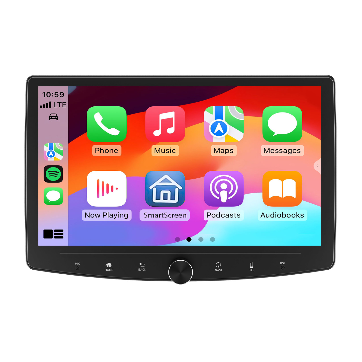 Eonon 10.1" 2 Din Android Car Stereo – Wireless CarPlay & Android Auto, Qualcomm QCM6125, 8-Core, 6GB RAM 64GB ROM