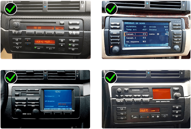 BMW E46 Android 13 Apple CarPlay & Android Auto Car Stereo