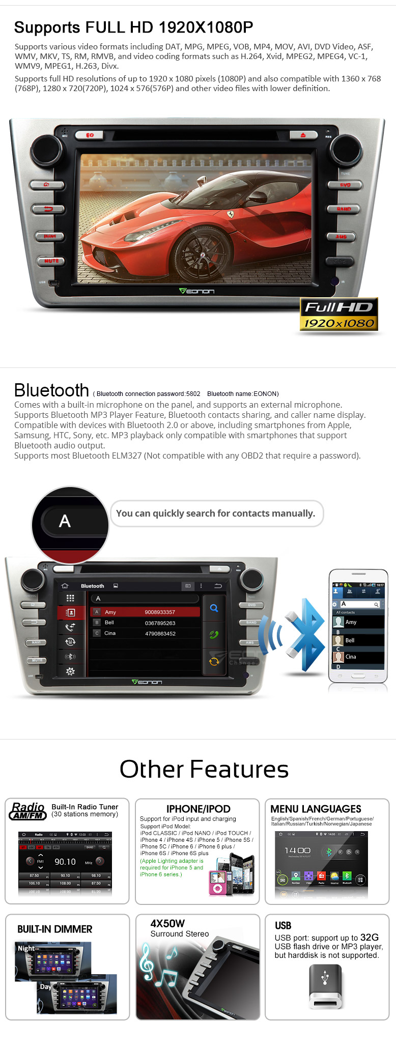 mazda 6 navigation,android car dvd,android 2 din car stereo