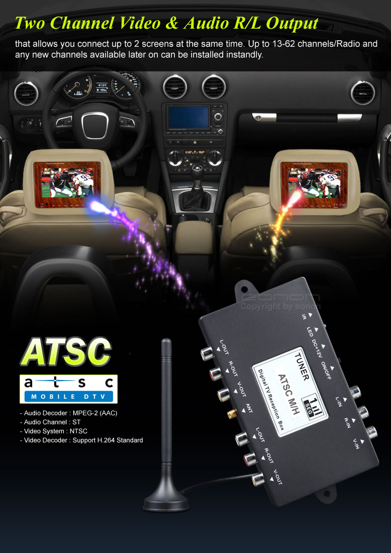   LCD IN DASH CAR DVD PLAYER DIGITAL USA DIGITAL ATSC TV TUNER BLUETOOTH