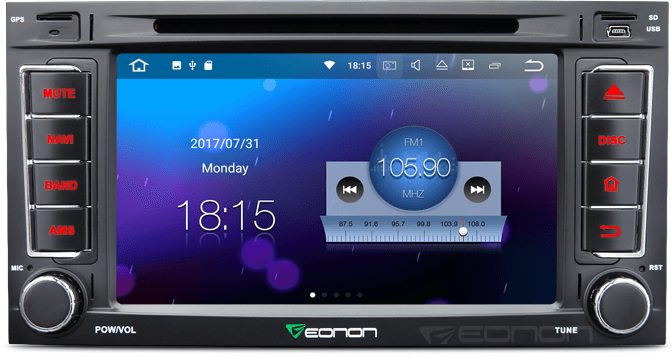 IAUCH Double Din Car Stereo with GPS Navigation Bluetooth Sat Nav Support DAB RDS steering wheel control for VW T5 multivan Transporter Touareg 7 in wince version 