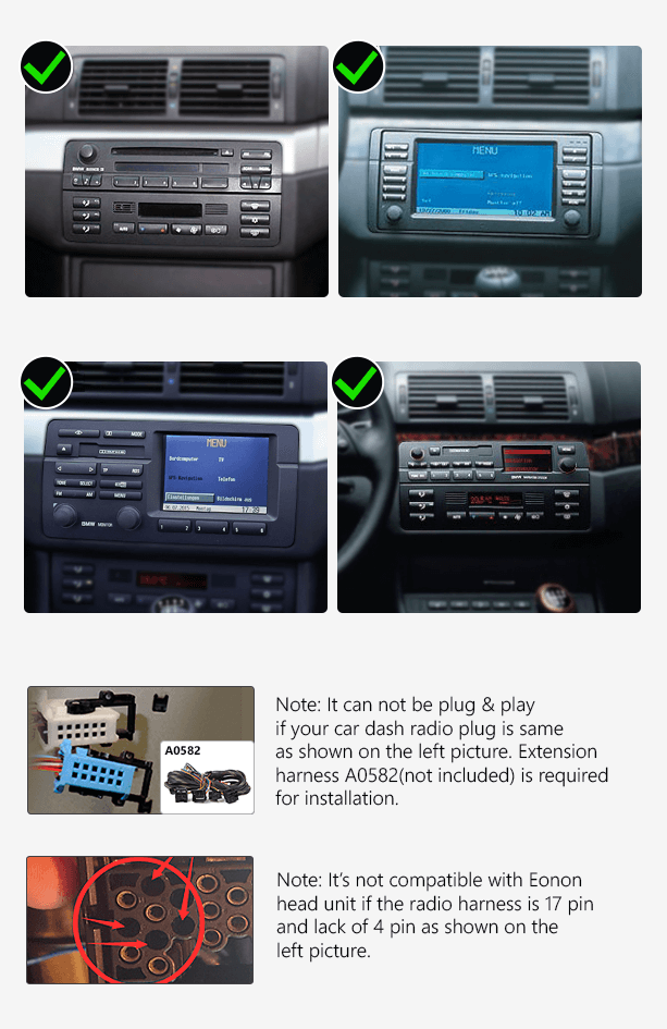 Eonon GA9450 Eonon BMW 3 Series E46 Android 10 Car