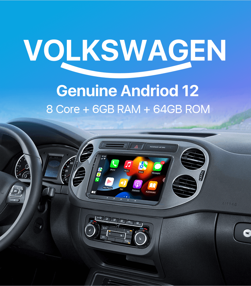 Camecho Android 10.0 Autoradio Carplay 2 Din Bluetooth Stéréo de