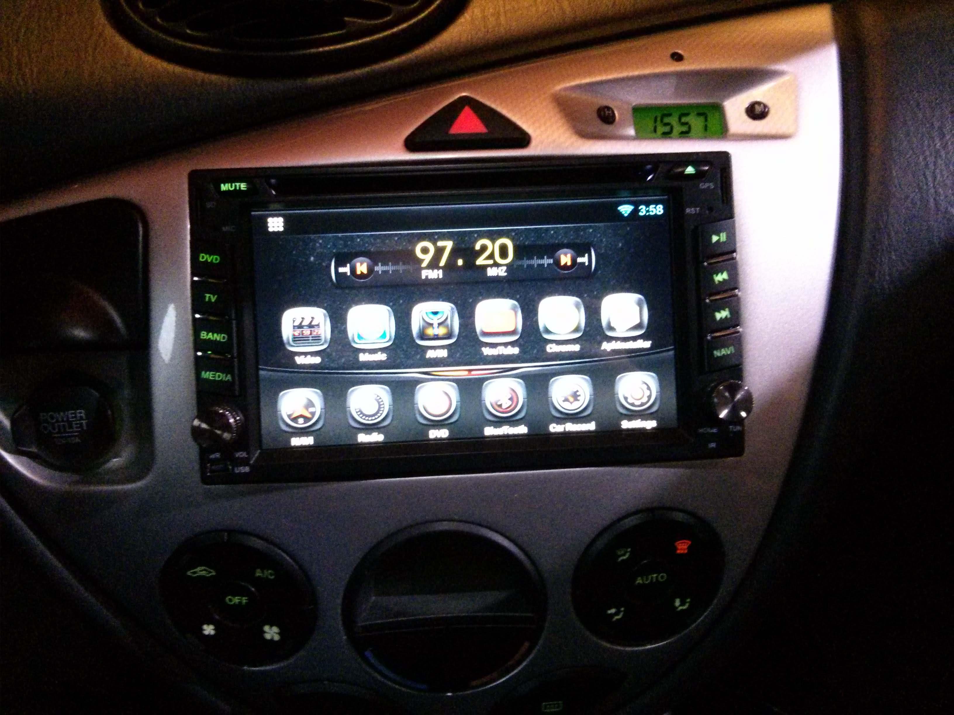 Eonon G2110 Installation Pictures from our Fan - Eonon double din wiring harness 