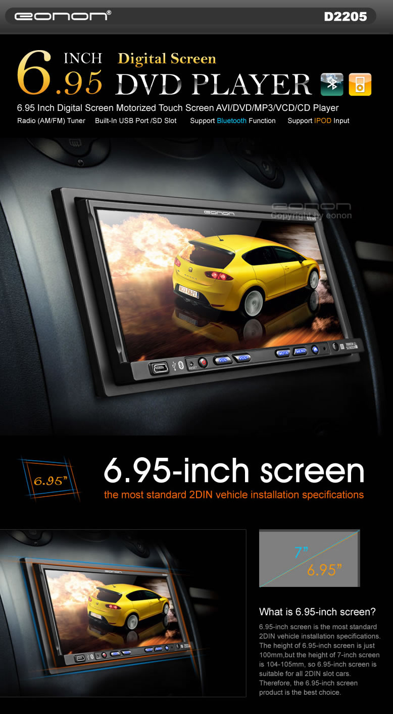 EONON Car DVD Player D2205