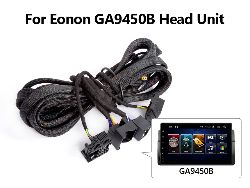 Eonon May Day Sale  GA9450B Android Head Unit 17 pin+ 40 pin Extension Wiring Harness - A0587