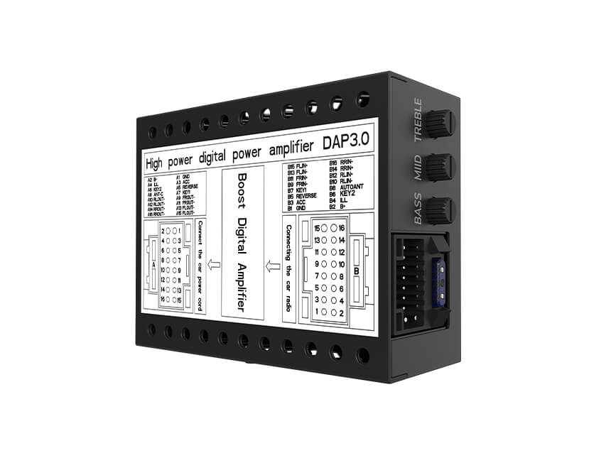 Eonon 4 Channel DSP Amplifier for Car Radio