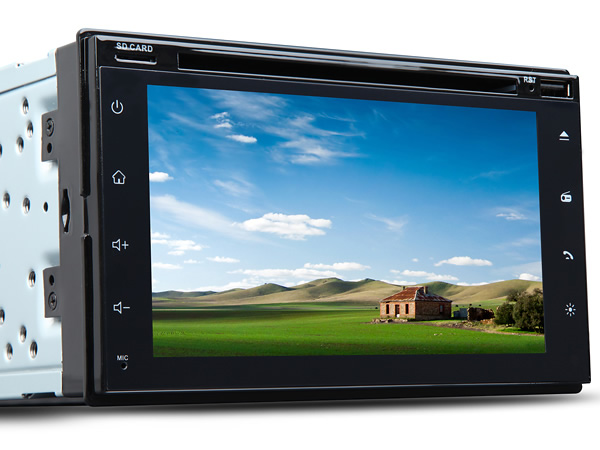 2-DIN 6.5″ Capacitive Touch Screen Car DVD Player with Steering Wheel Control