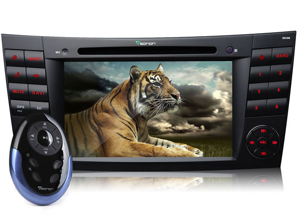 7 Inch Digital Touch Screen Car DVD Player With Built-in GPS For Mercedes-Benz E-Class/G-Class/CLS-Class + Map Optional