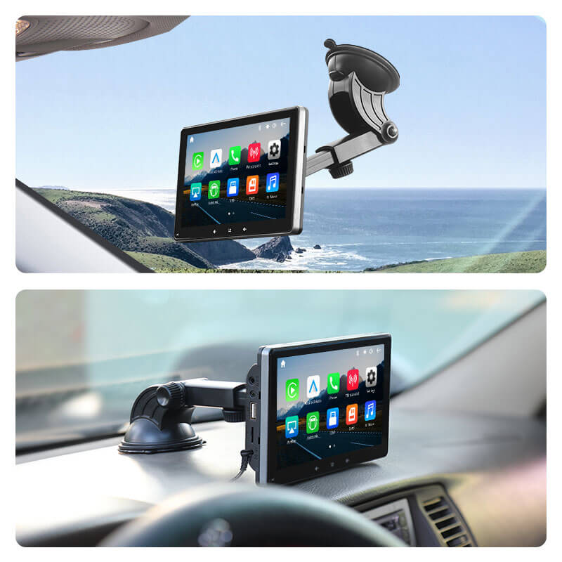 Eonon 7 Inch Portable Wireless CarPlay & Android Auto Screen Linux Car Stereo Support Wireless Steering Wheel Control – E20S