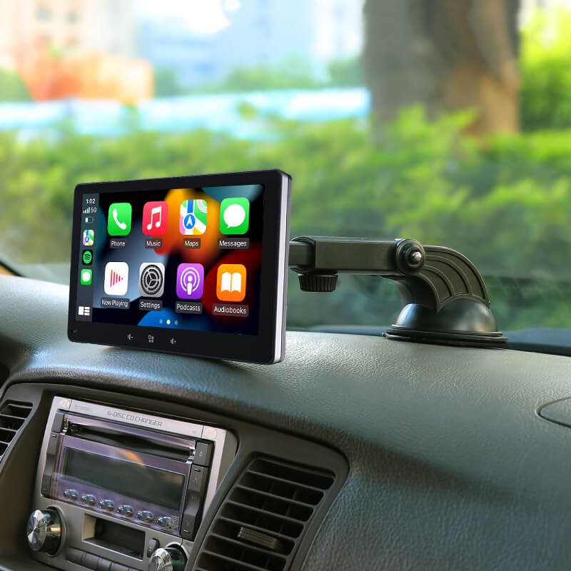 Eonon 7 Inch Portable Wireless CarPlay & Android Auto Screen Linux Car Stereo Support Wireless Steering Wheel Control – E20S